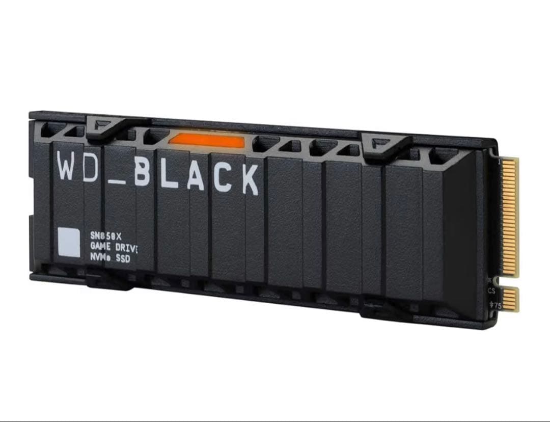 WD_BLACK SN850X NVMe SSD 4TB 純正ヒートシンク付き