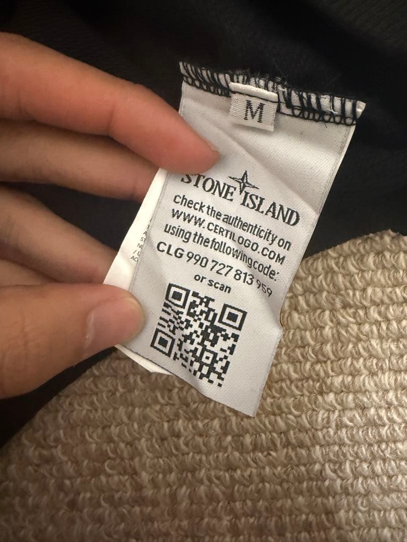 カブ Stone  ブラック トレーナー