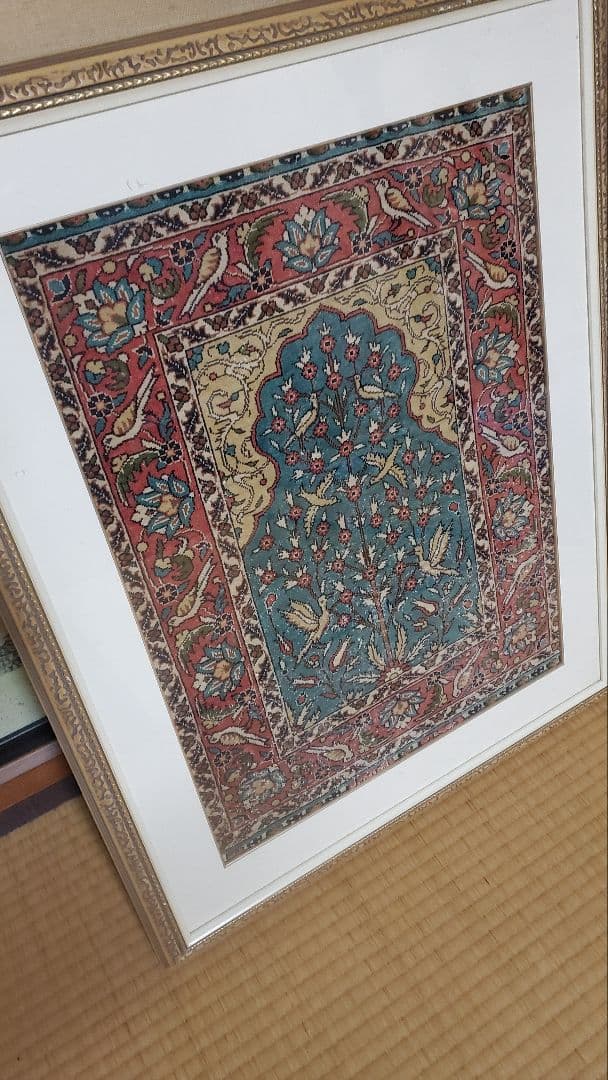 ペルシャ絨毯　カシミール絨毯