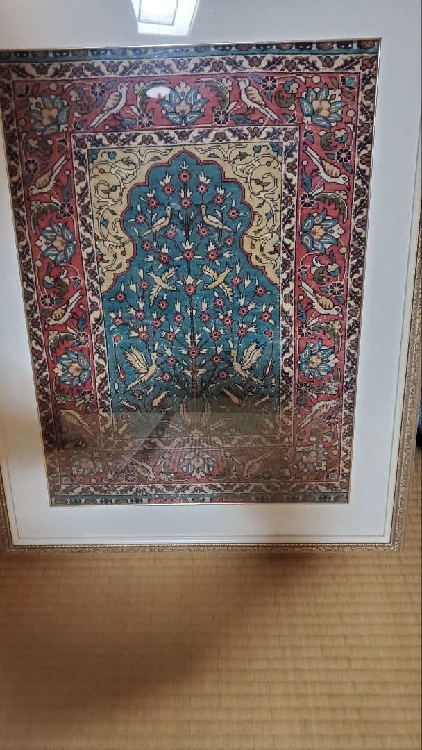 ペルシャ絨毯　カシミール絨毯