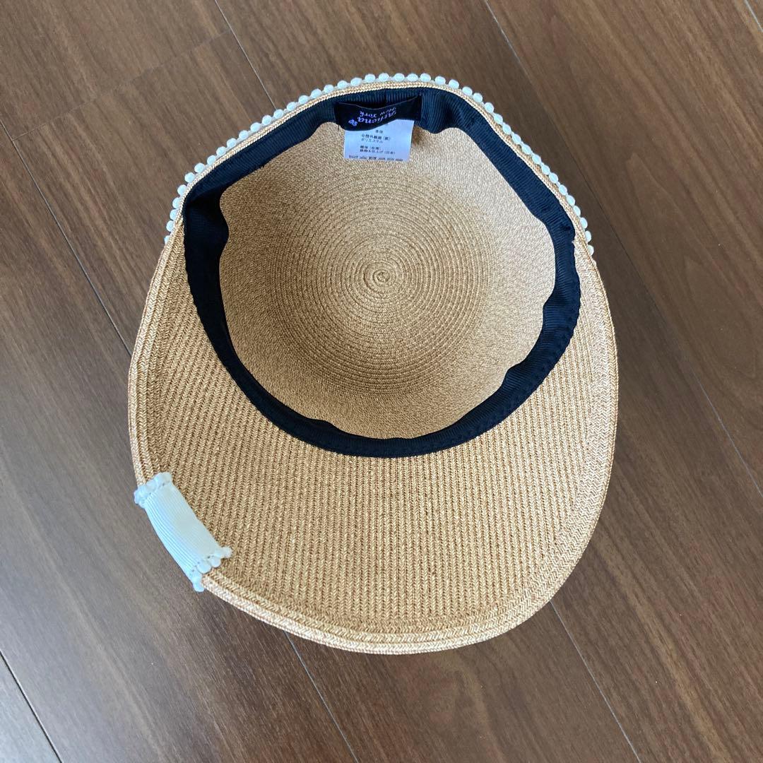 Athena New York IVORY フラワーレースキャップ