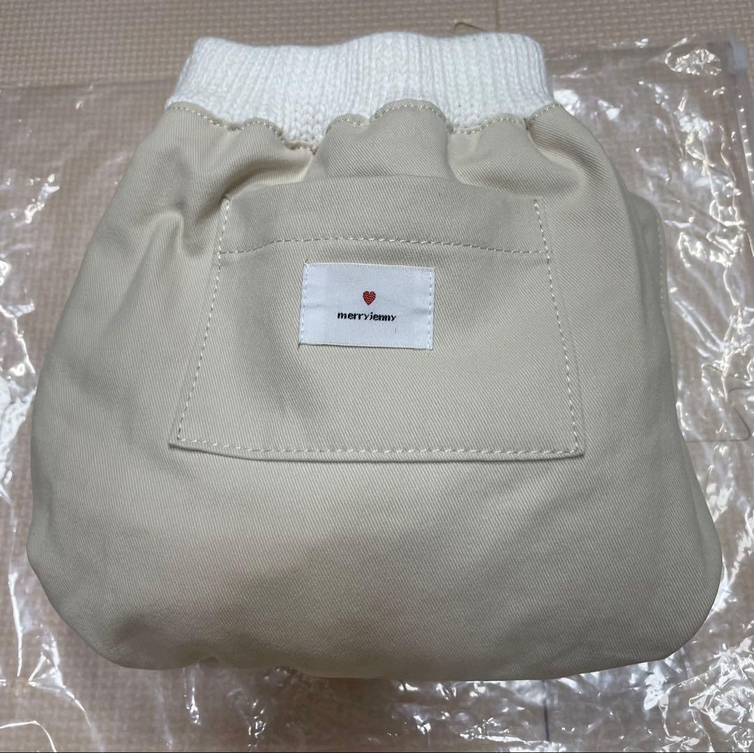 merry Jenny ブランドタグ付きわんわんポシェットベージュ