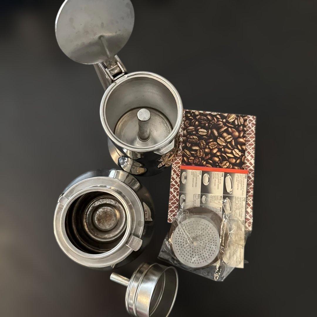 MandyのAlessi エスプレッソマシン ステンレス