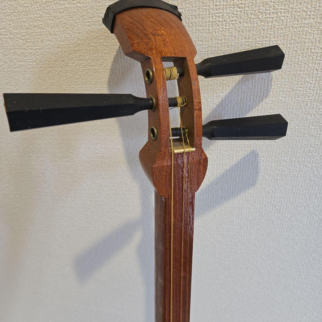 三味線本体 白と紫