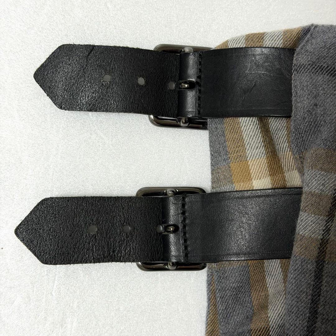 近代モデル BURBERRY LONDON バーバリー キルトスカート ミニスカ