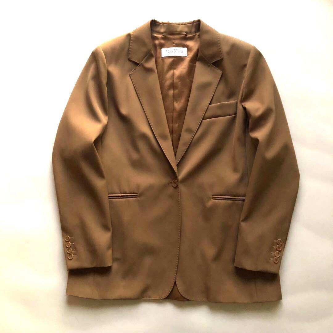 ★美品★マックスマーラ テーラードジャケット オーバーサイズ 白タグ ビジカジM