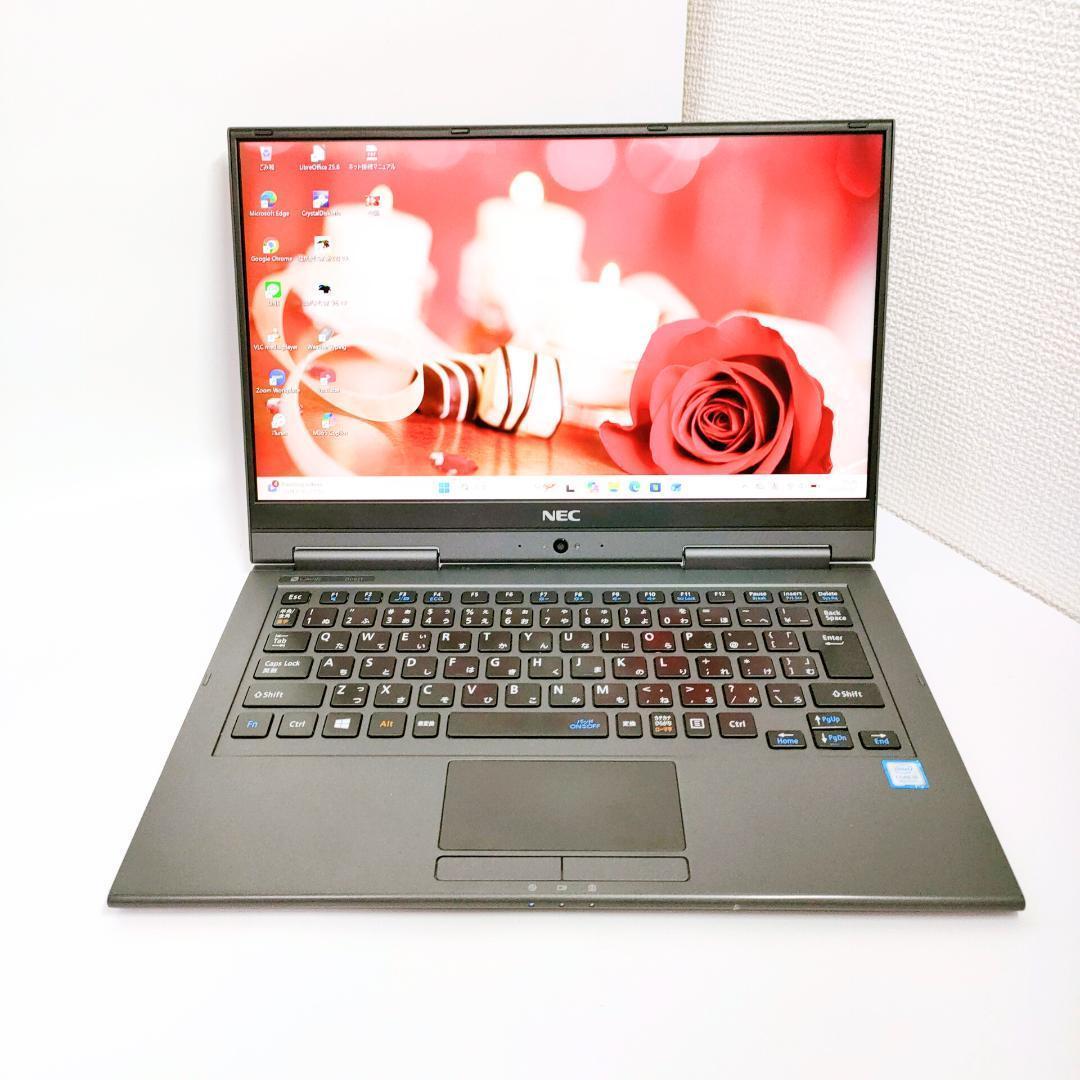 タッチパネル✨️第8世代i5/SSD/オフィス付きノートパソコン/小型/NEC