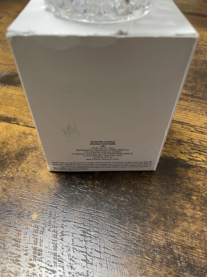 クロムハーツ　クリスタルガラス　SCENTED CANDLE +22 値引き可能