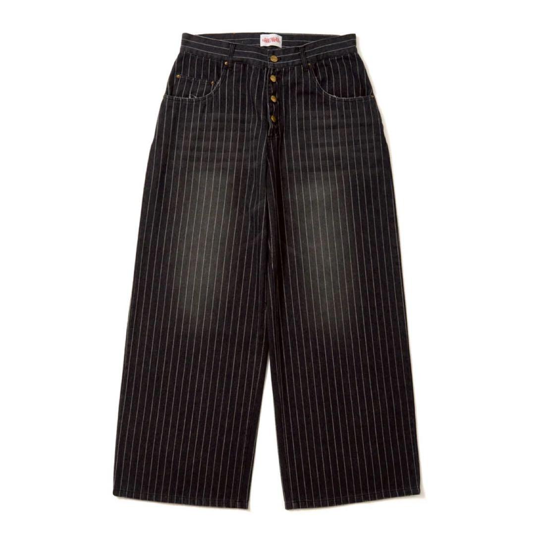 パンツ Badway Grunge stripe denim pants 26ss
