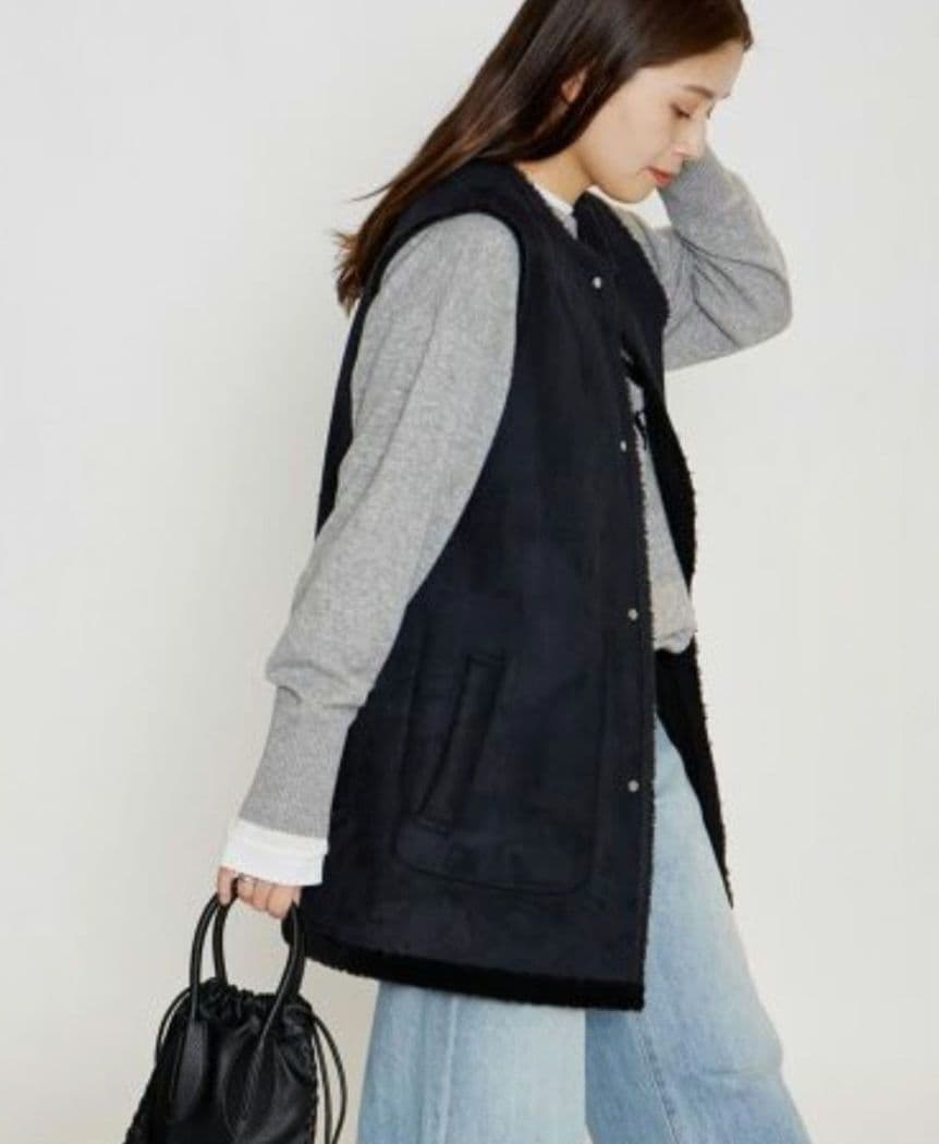 【新品未使用】JOURNAL STANDARDフェイクムートンリバーシブルベスト