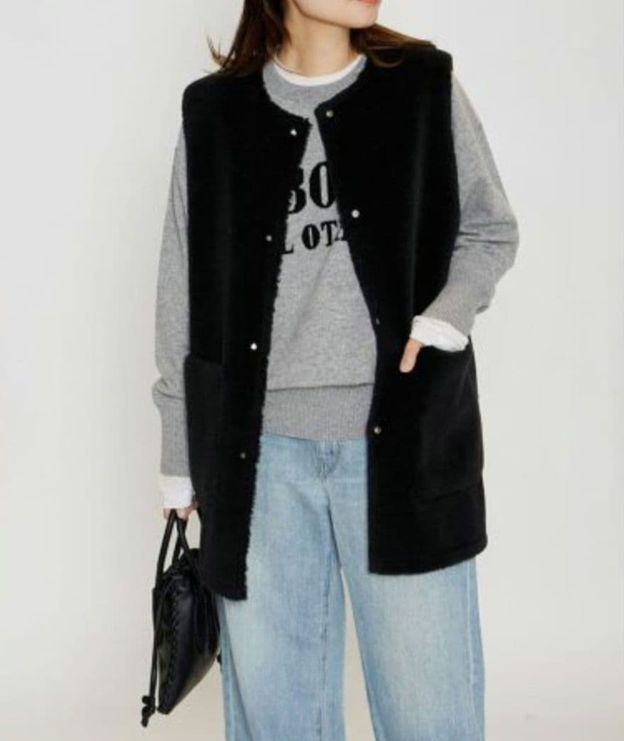 【新品未使用】JOURNAL STANDARDフェイクムートンリバーシブルベスト