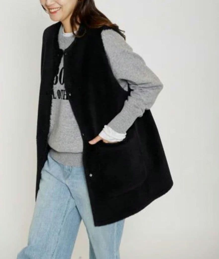 【新品未使用】JOURNAL STANDARDフェイクムートンリバーシブルベスト