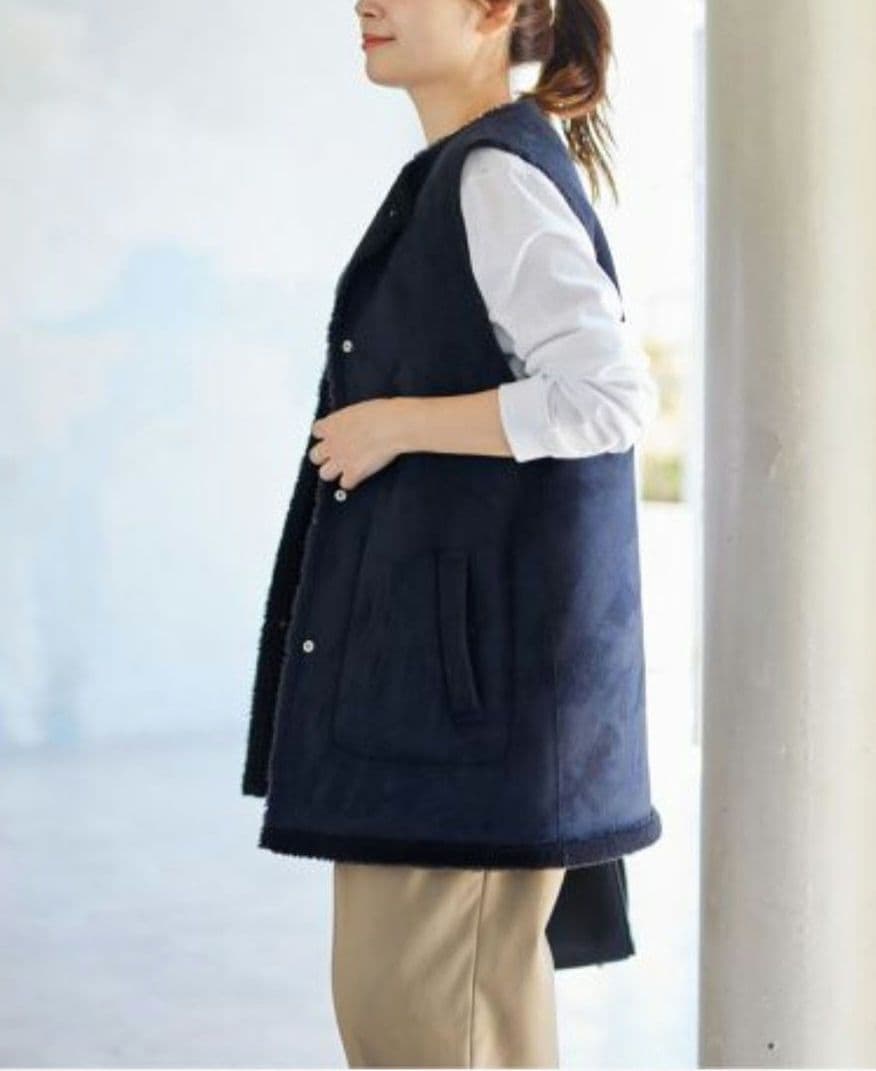 【新品未使用】JOURNAL STANDARDフェイクムートンリバーシブルベスト