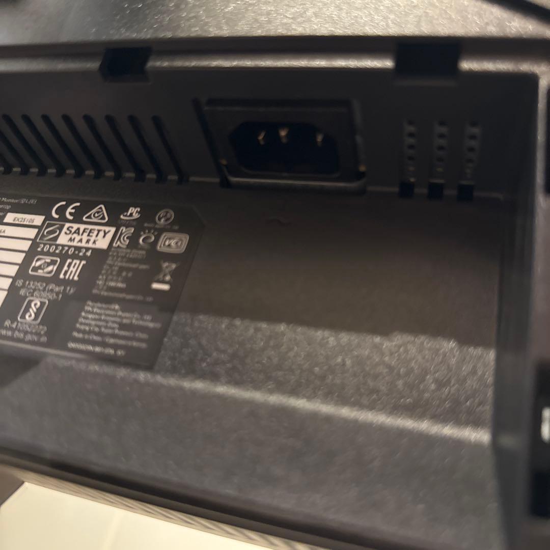 BenQ MOBIUZ 24.5型 ゲーミングモニター 本体（グレー）