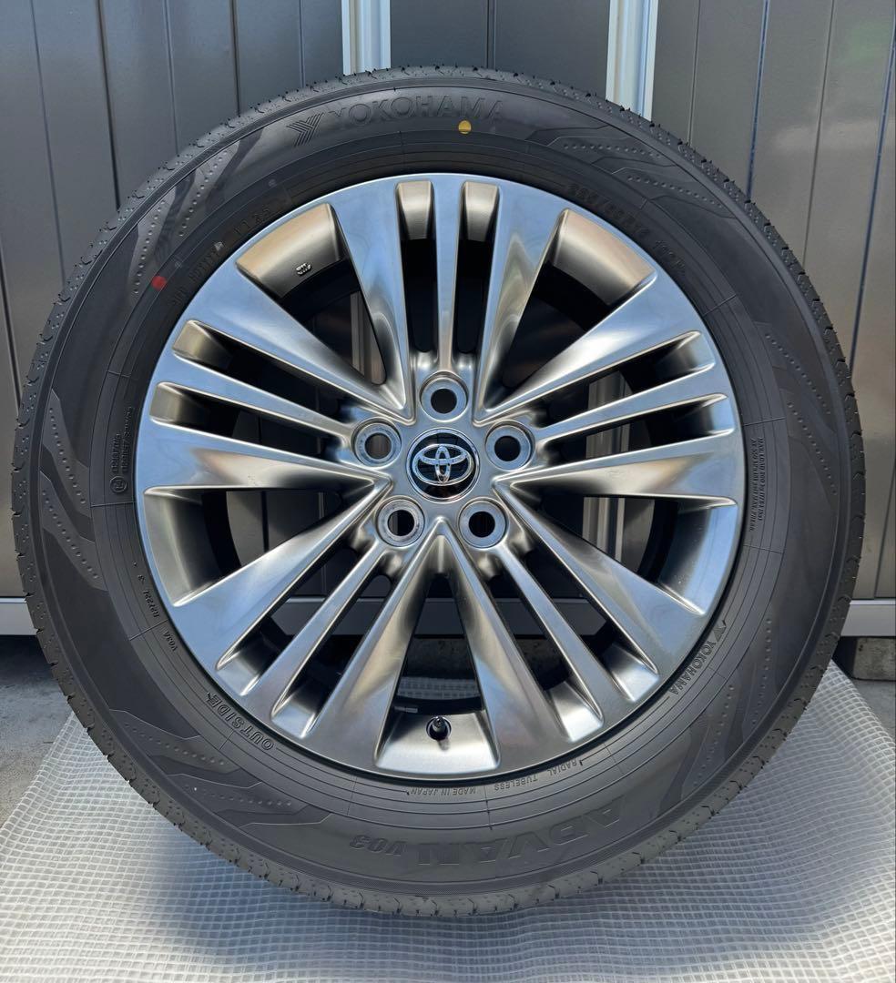 40アルファードZハイブリッド18インチ ホイールセット