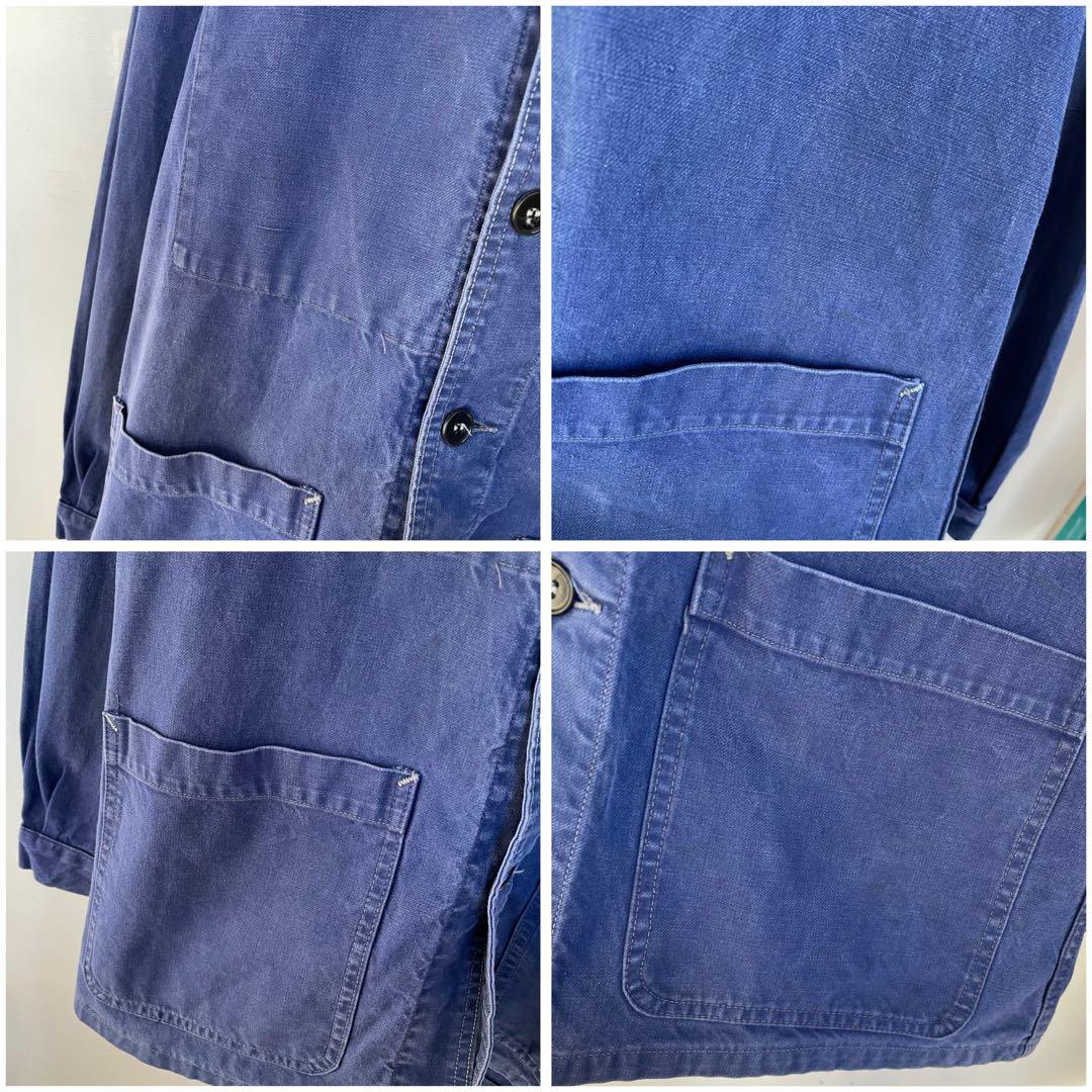 60s 70s フランス軍 セントジェームス カバーオール ワークジャケット