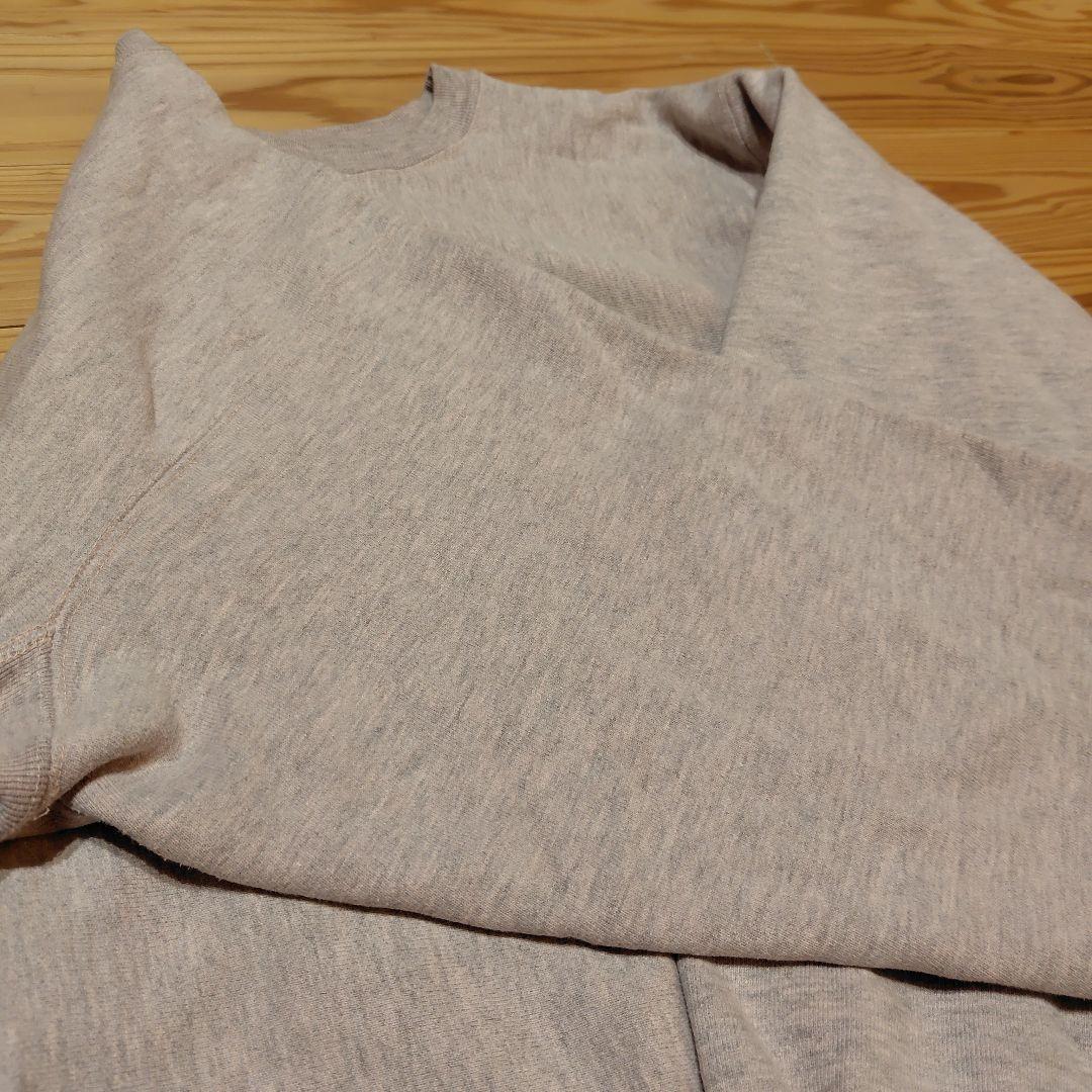 【美品】希少 ピンク霜降り 80s XL USA製 リバースウィーブ