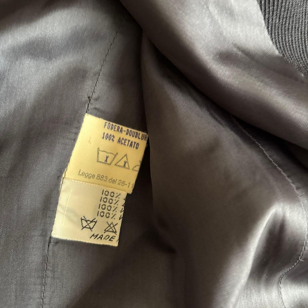 HERNO ヘルノ　ネイビー　馬　ホース　ジャケット　42