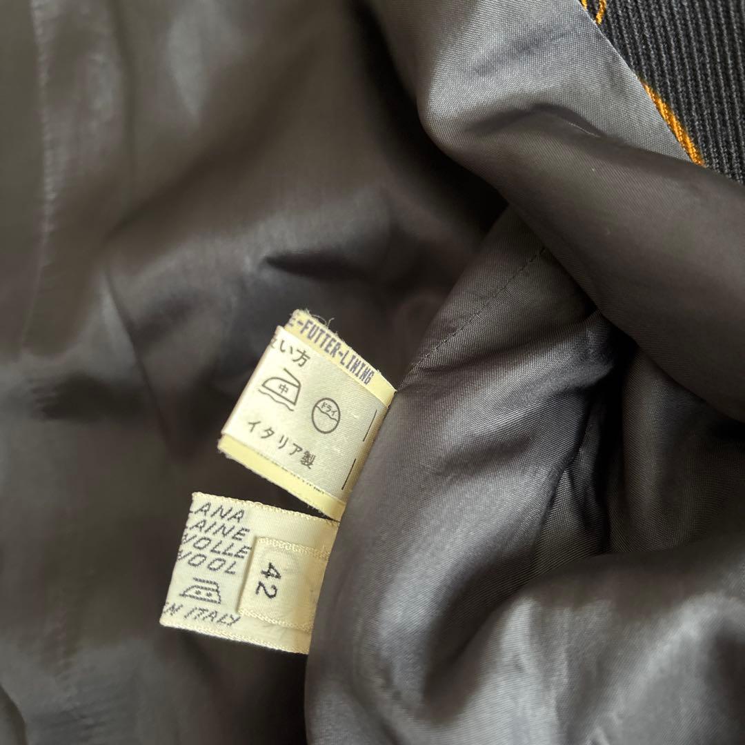 HERNO ヘルノ　ネイビー　馬　ホース　ジャケット　42