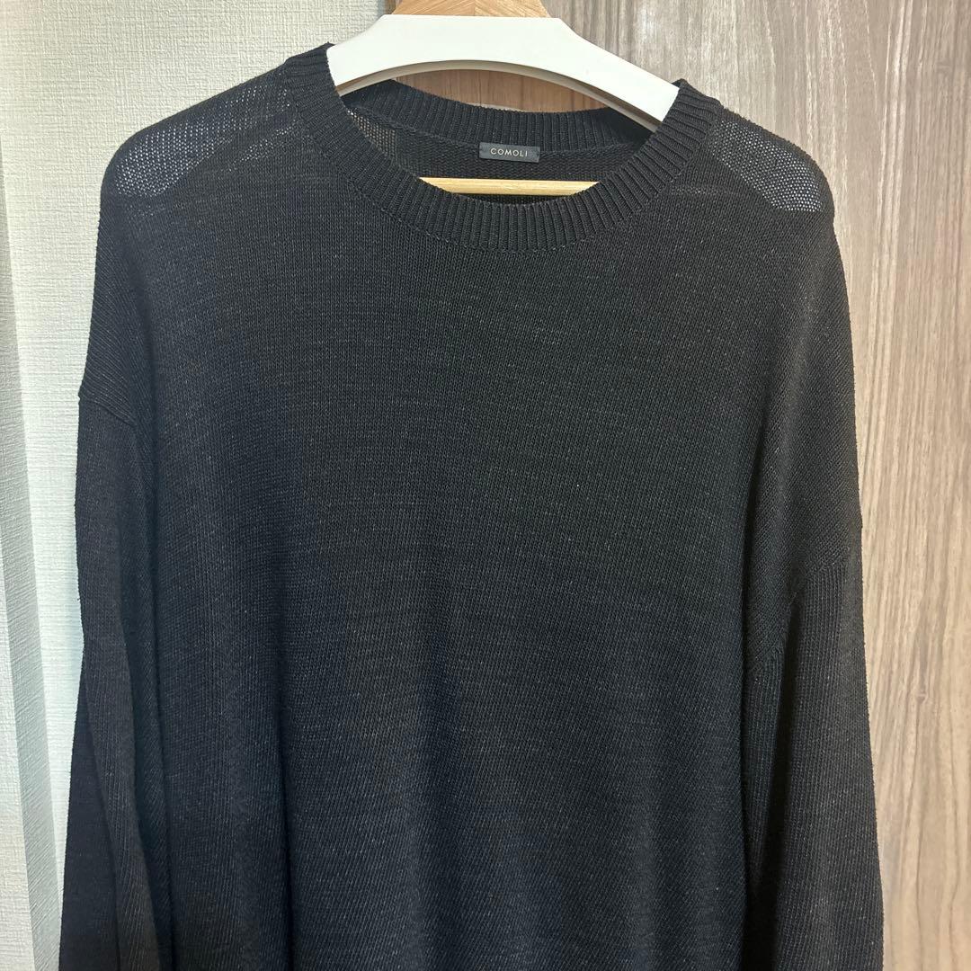 COMOLI 7G クルーネックニット サイズ3