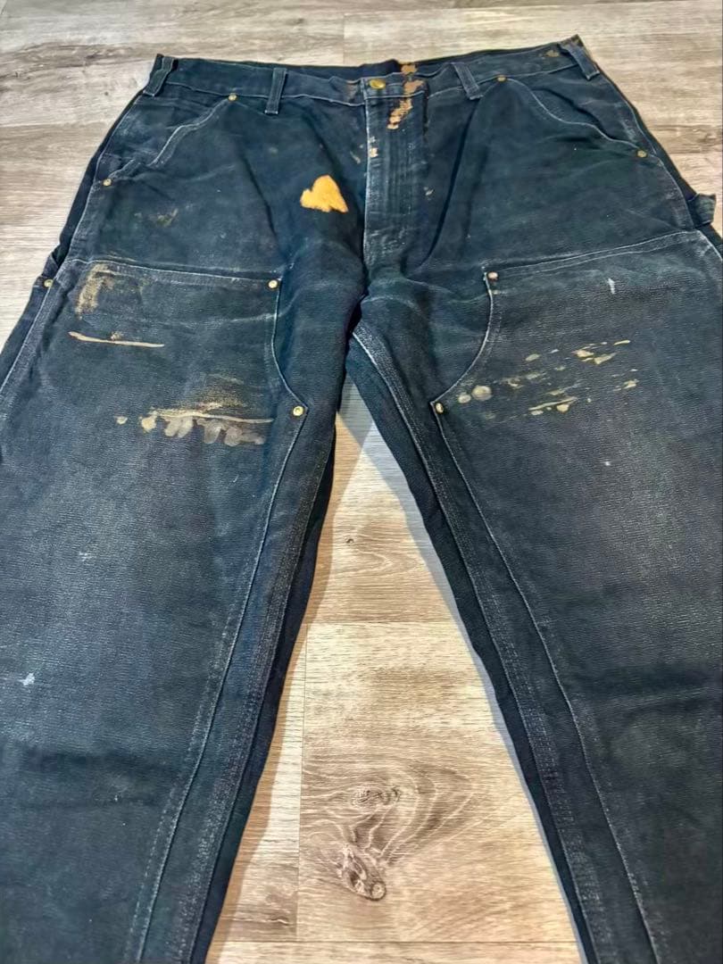 363 【USA製激レア】Carhartt ダブルニー Helmets特別モデル