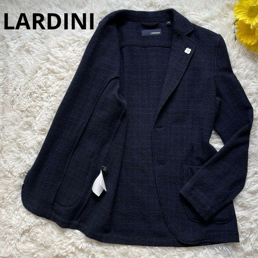 現行タグ ラルディーニ アルパカ ブートニエール テーラードジャケット ツイード