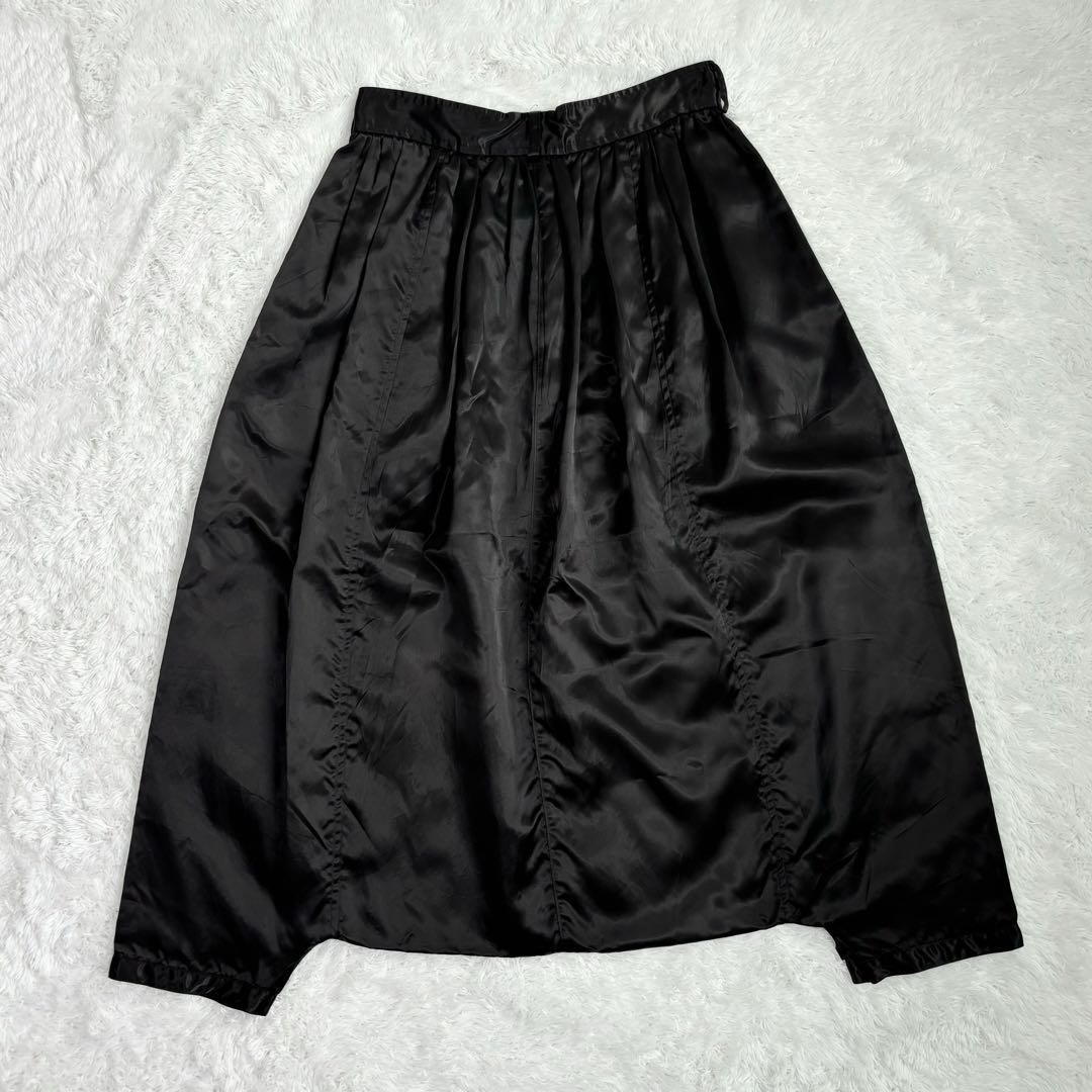 美品✨COMME des GARCONS サテンサルエルパンツ　ワイド