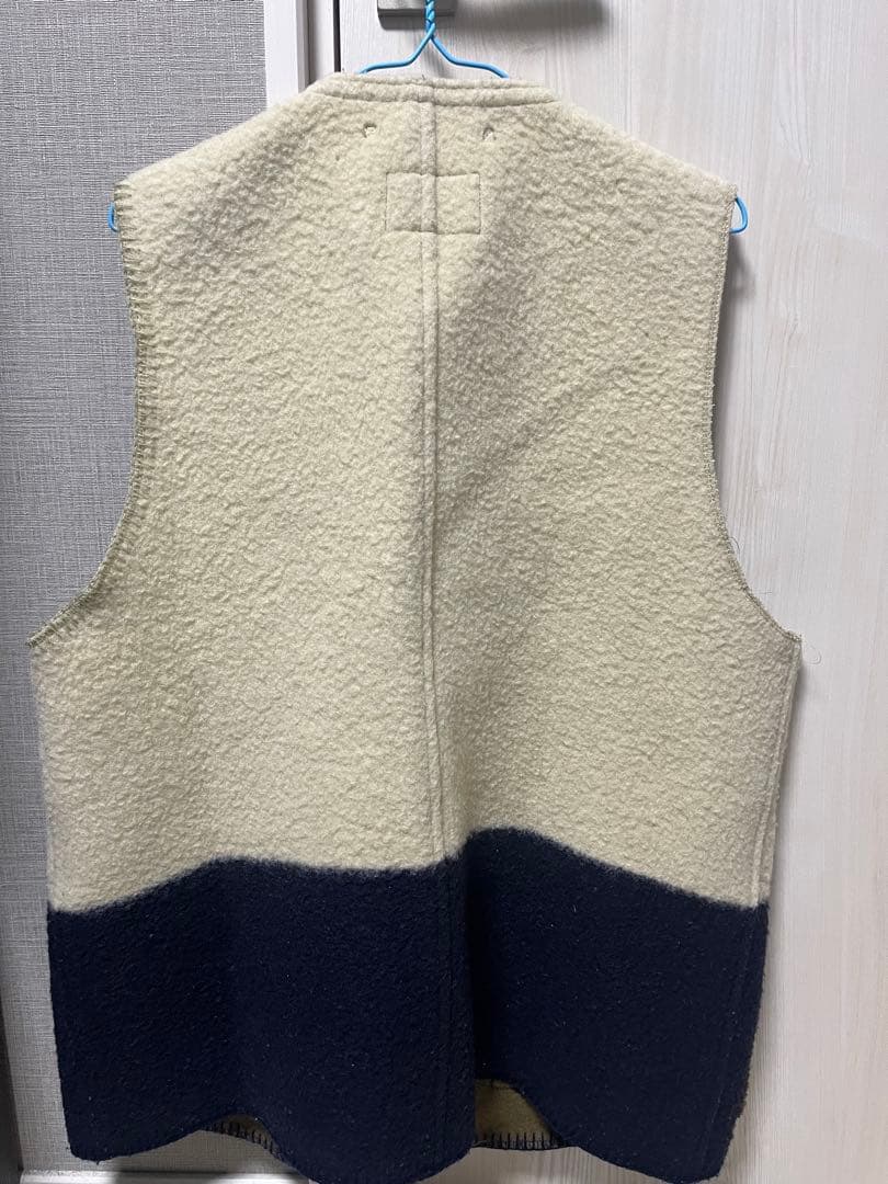 ナイジェルケーボン　ウールブランケット　ジャーキンベスト