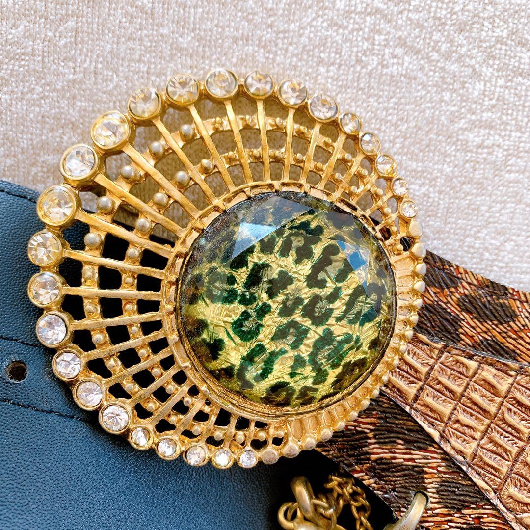 d.i.a. ベルト フェザー付きベルト　ダイヤ　ダイア