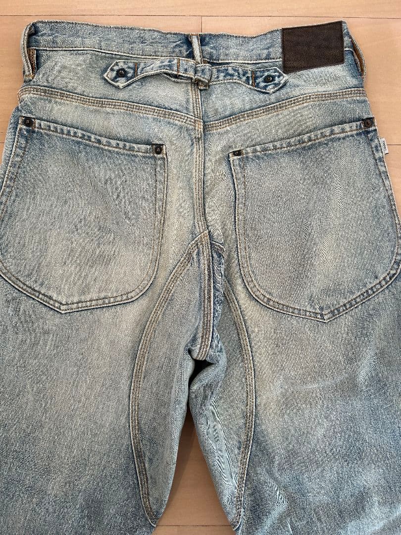 パンツ SUGARHILL FADED DOUBLE KNEE DENIM PANTS