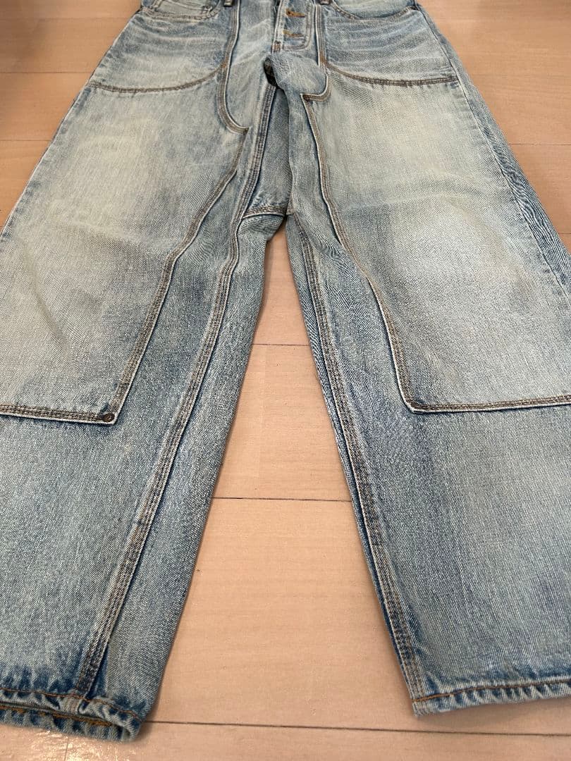 パンツ SUGARHILL FADED DOUBLE KNEE DENIM PANTS