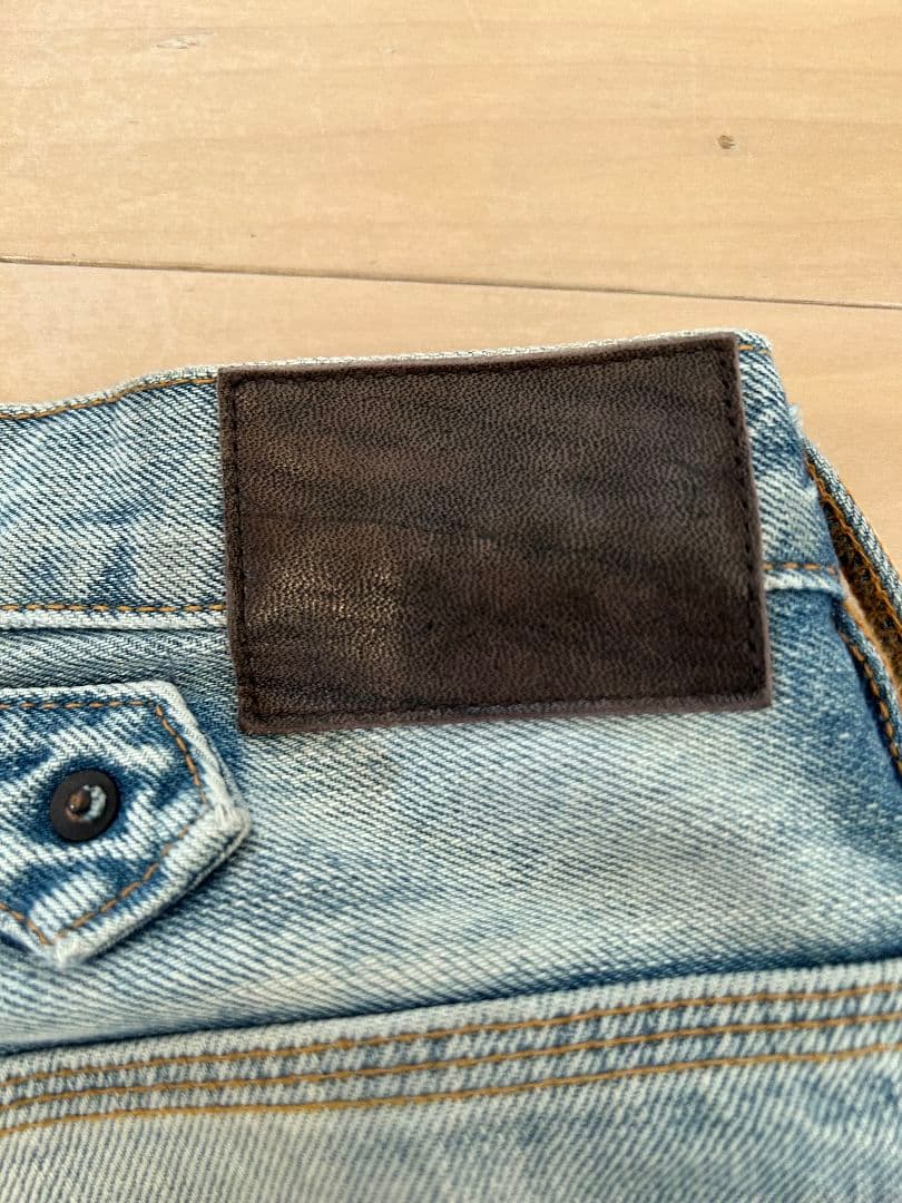 パンツ SUGARHILL FADED DOUBLE KNEE DENIM PANTS