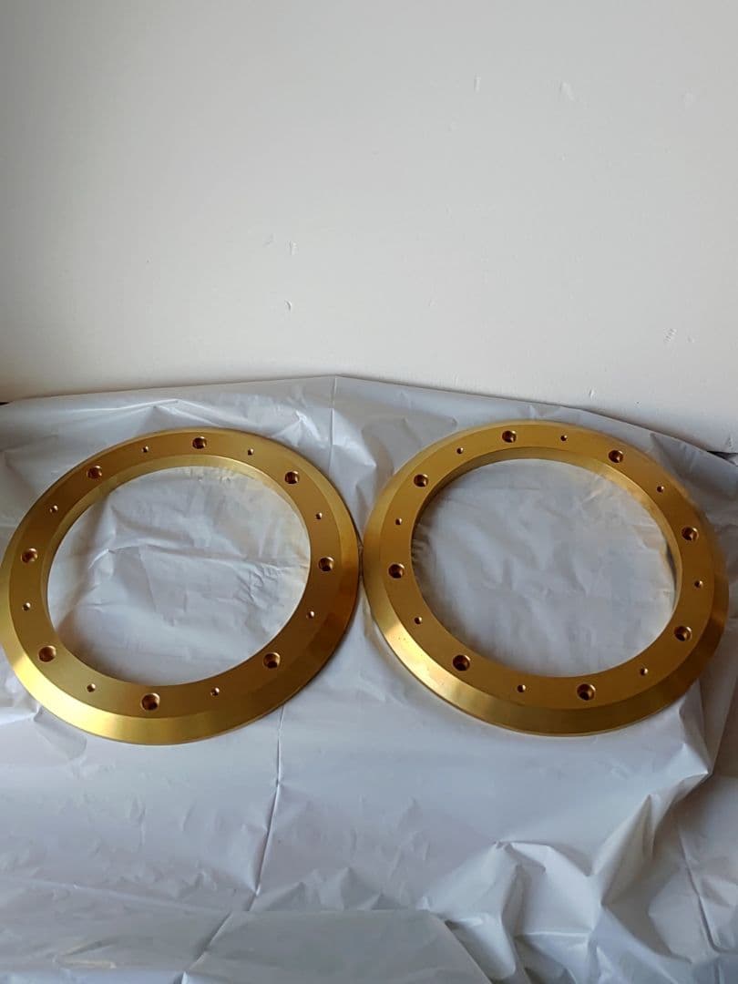 FOSTEX フォステクス 真鍮製 アダプター リング P208 ペア