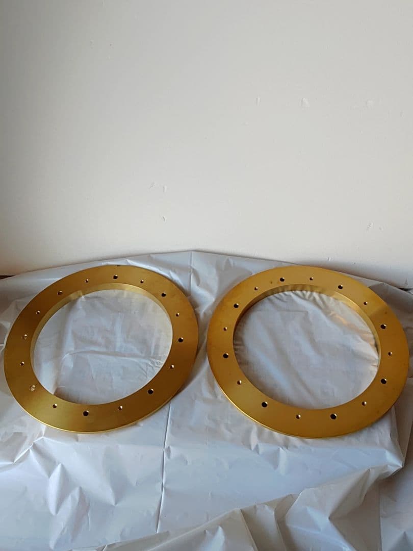 FOSTEX フォステクス 真鍮製 アダプター リング P208 ペア