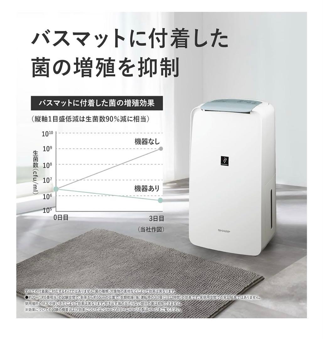 シャープ 除湿機 CV-R71-W ホワイト　凪