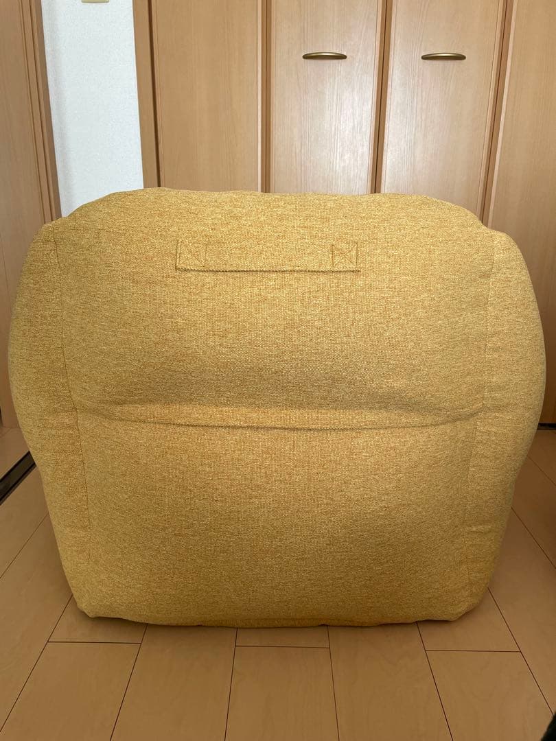 無印　空気でできたソファ　グリーン　イエロー2個セット