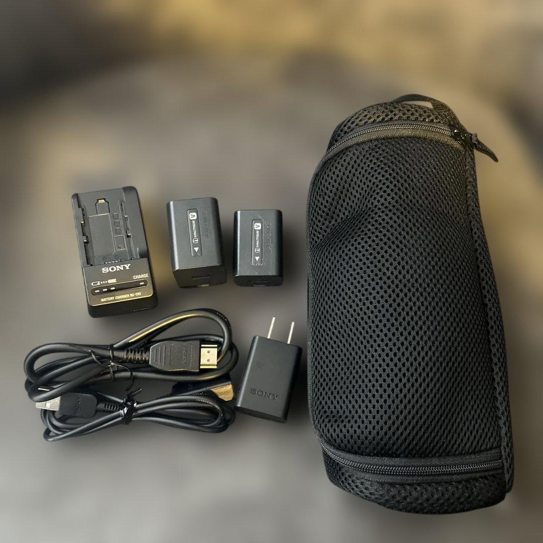 【美品】SONY ビデオカメラ HDR-CX680 ホワイト