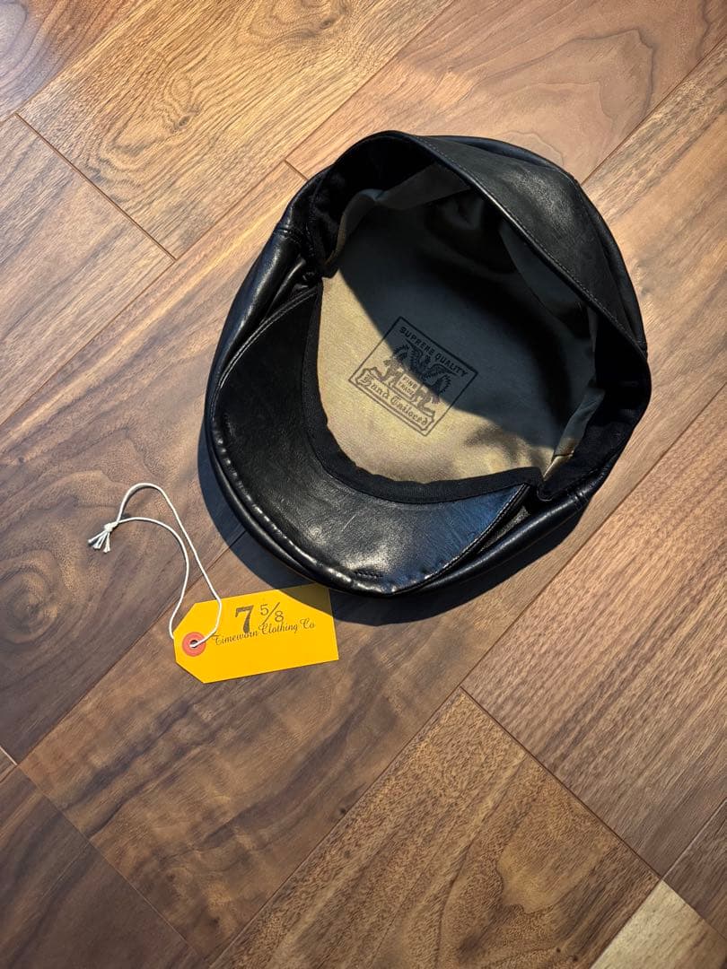 アットラスト　レザーキャップ　7 5/8 timewornclothing