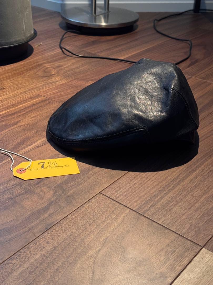 アットラスト　レザーキャップ　7 5/8 timewornclothing