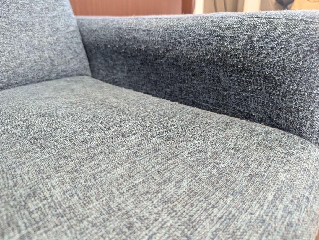 LOWYA ロウヤ [幅156] 2人掛け ソファ コンパクト ブルー