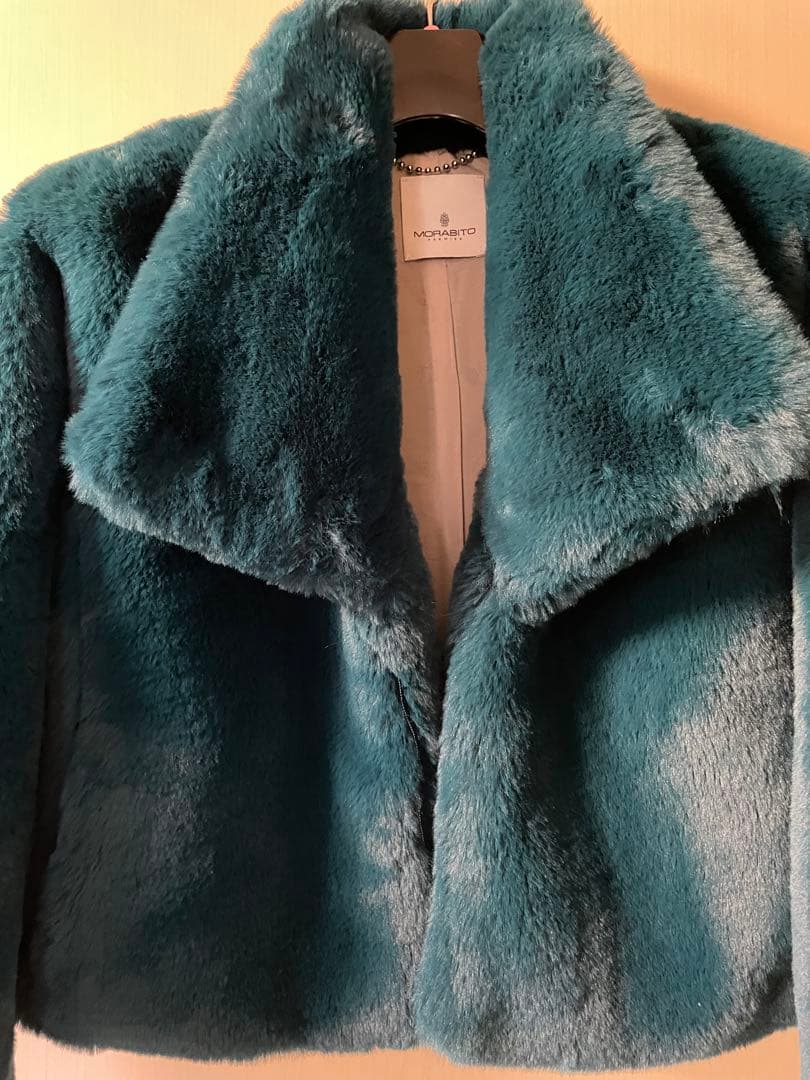 りん　モラビト　ジャケット　フェイクファー　エコファー
