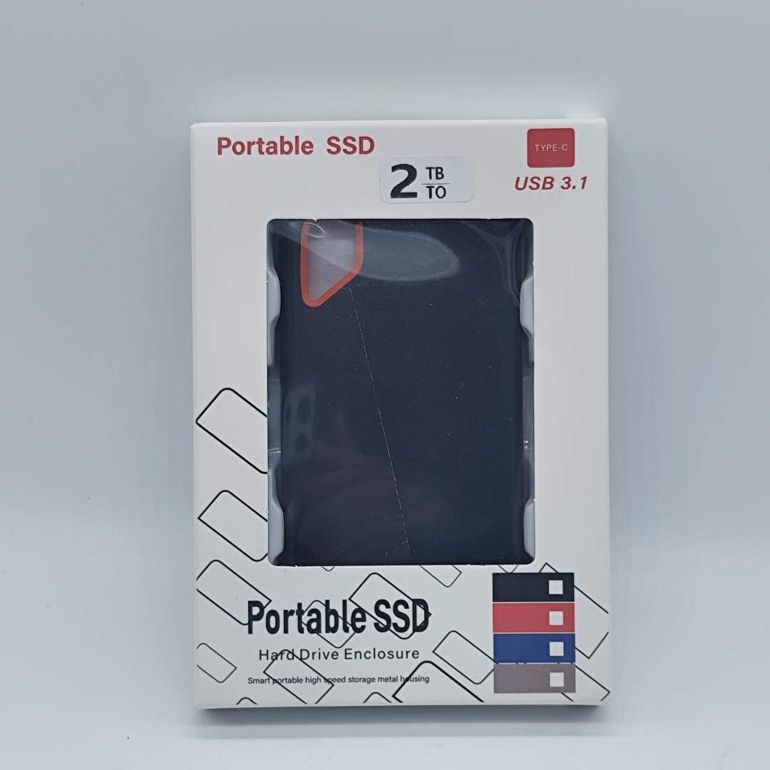 新品 動作確認済み ポータブルSSD 2TB USB 3.1 Type-C