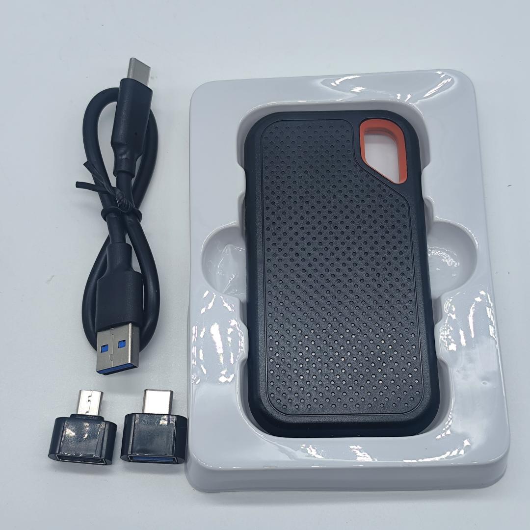 新品 動作確認済み ポータブルSSD 2TB USB 3.1 Type-C