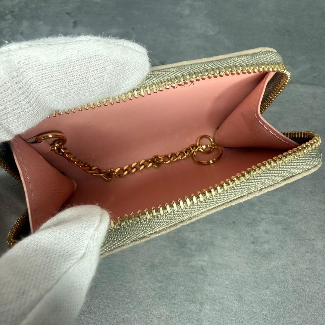 【未使用級】BONAVENTURA ラウンドジップ ケース キーリング付き