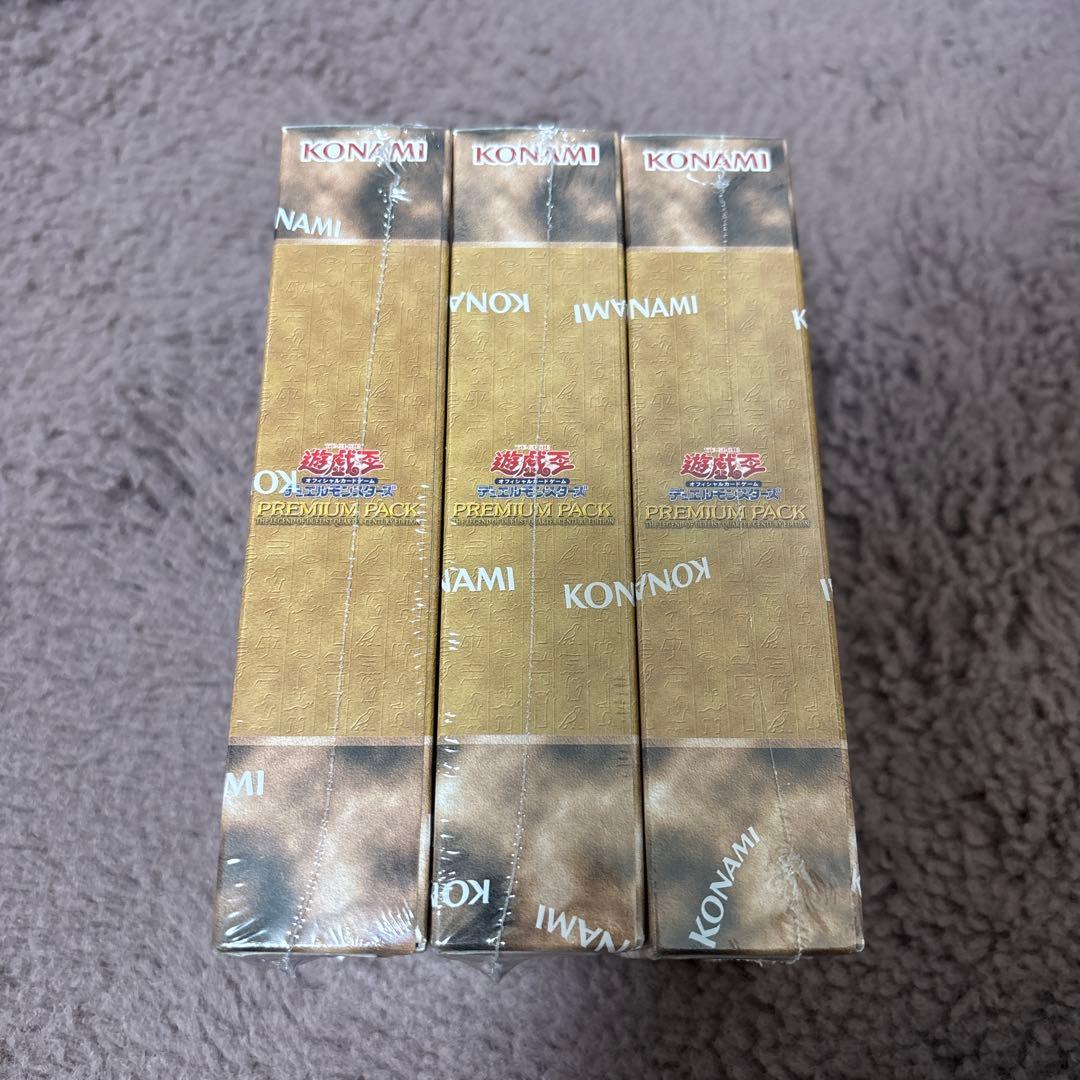 遊戯王PREMIUM PACK決闘者伝説25th 3box