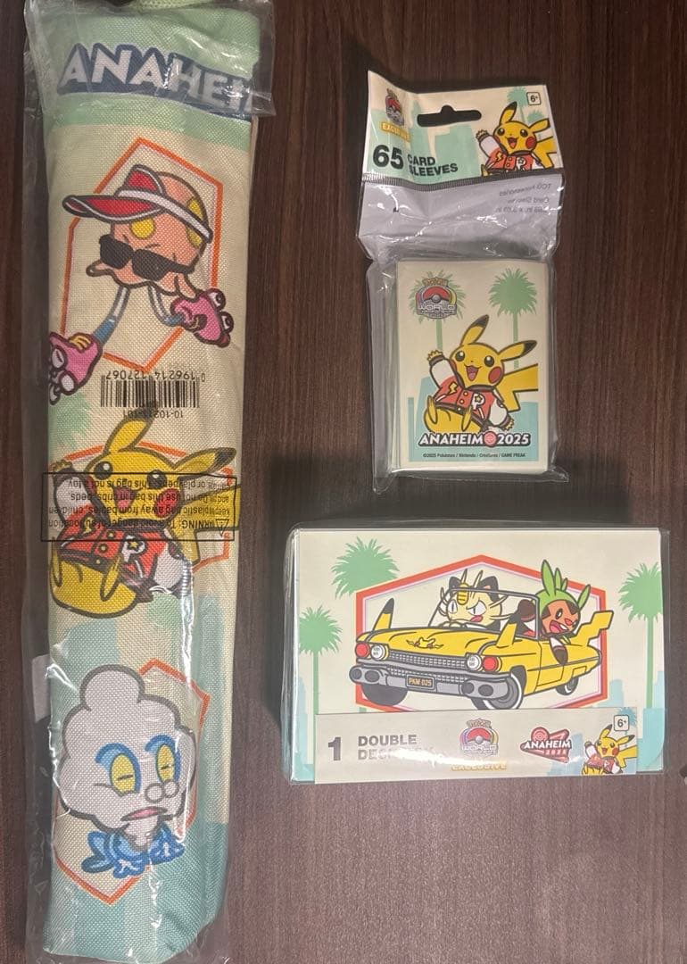 【WCS2025 ポケモンカード アナハイム】 ピカチュウ 3点セット