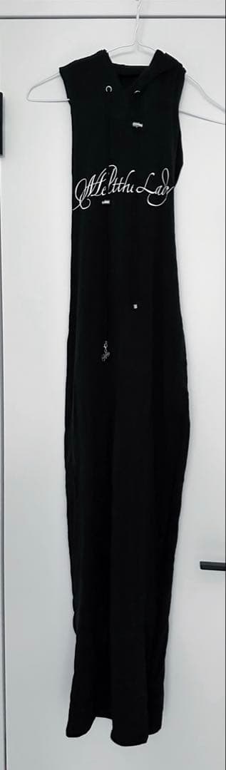 ワンピース melt the lady logo hoodie dress