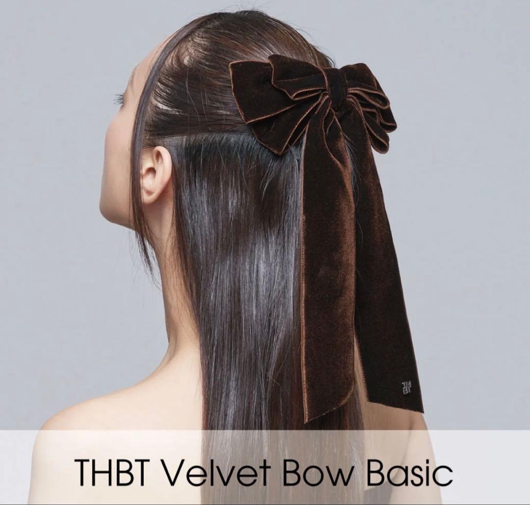 ザヘアバートウキョウ★ベルベットトリプルボウ10㎝バレッタ