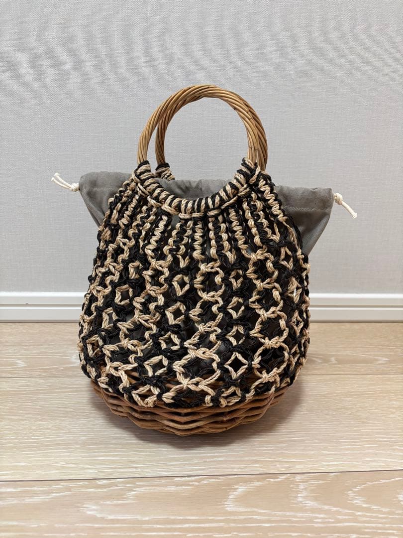 【6/25までの出品】カゴバッグ　violad'oro(ヴィオラドーロ)