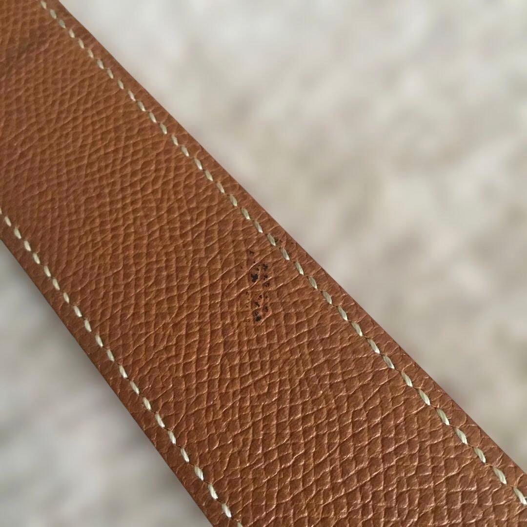 エルメス　ベルト　リバーシブル　バックルなし　70